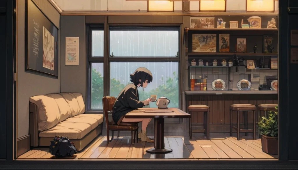 There is a woman sitting at a desk and writing on a piece of paper, anime art wallpaper 4k, anime art wallpaper 4k, anime art wallpaper 8 k, anime backgrounds, animation background art, 4k anime wallpaper, Animation aesthetics, anime wallpaper 4k, anime wallpaper 4k, Anime atmosphere, beautiful anime scenes, Anime Girl Wallpaper Wallpaper