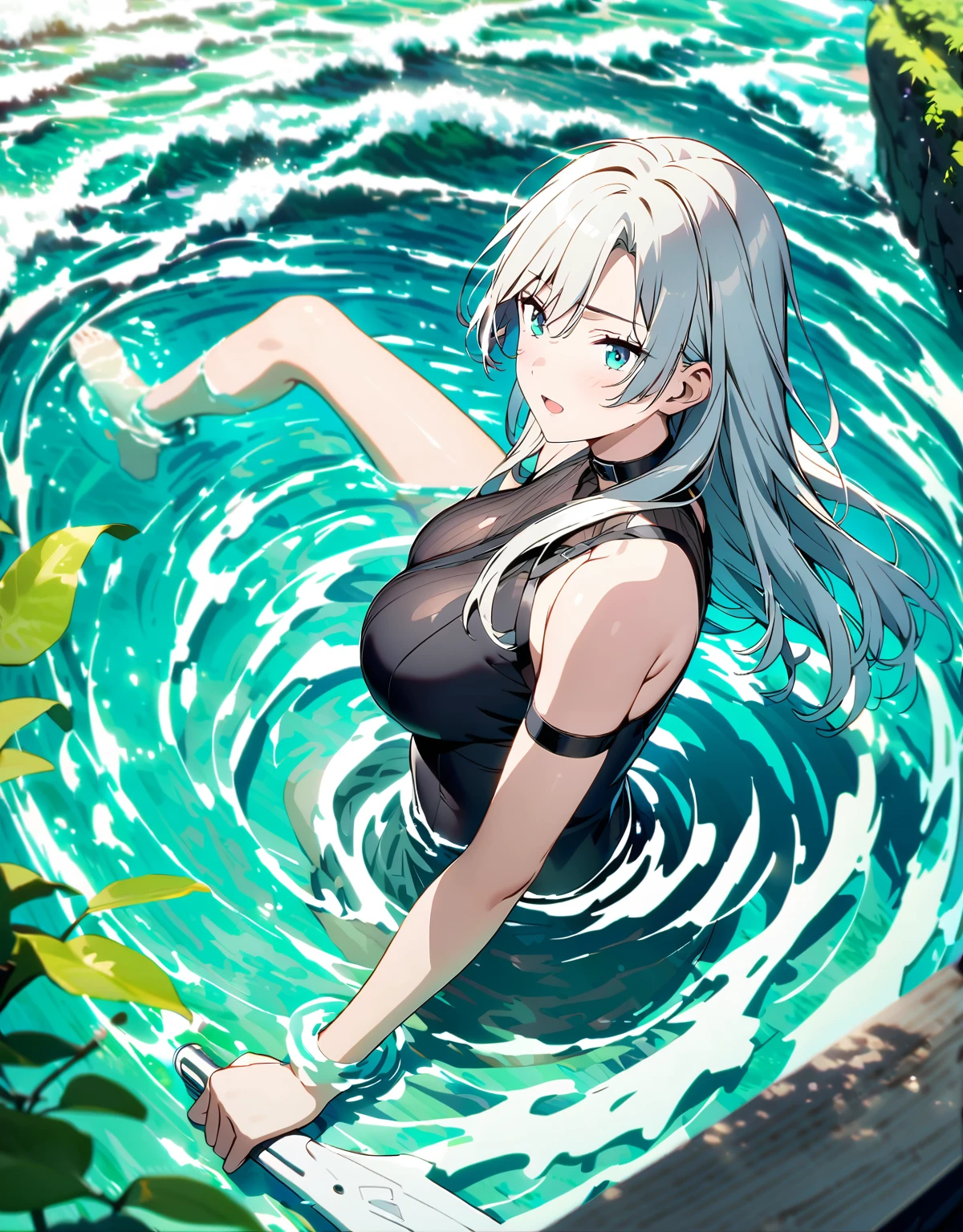  (超detailedなイラスト:1.2),Very delicate and beautiful，非常にdetailed，CG，Unity，8k wallpaper，wonderful，detailed，masterpiece，The best quality in the best condition，Official Art，非常にdetailed CG 8k Unbelievably ridiculous resolution,Beautiful and exquisite,High resolution，非常にdetailedな目と顔,On the water