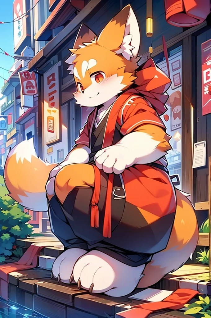 Male Red Panda,Height: 170 cm,I live in a Japanese city,