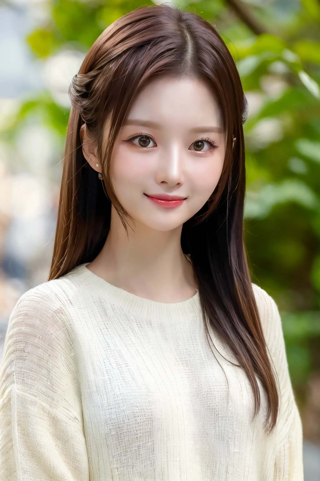 (8k, 4k, best quality, highres, ultra high res:1.1), (masterpiece, realistic, photo-realistic:1.1), 1girl, a nmixxsullyoon, perfect eyes, casual outfit, Korean style, (looking at camera:1.3), black hair, perfect face, perfect body, (smile:1.2) 