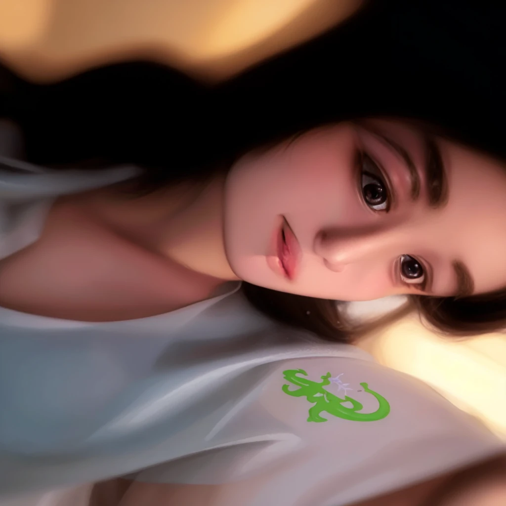 (hyperrealistic), (illustration), (high resolution), (8K), (extremely detailed), (best illustration), (beautiful detailed eyes), (best quality), (ultra-detailed), (masterpiece), (wallpaper), (photorealistic), (natural light), (rim lighting), (detailed face), (high detailed realistic skin texture), (anatomically correct), (solo), (1 girl), (high detailed realistic hair), (black hair:1.35), (heterochromic eyes), (detailed eyes), (bright brown eyes:1.37), (sparkling eyes), (realistic big breasts:1.5), (exposed breasts:1.35), (long legs), (slender abs), (dynamic pose), (closed tiny mouth:1.3), nsfw, concentrated expression.