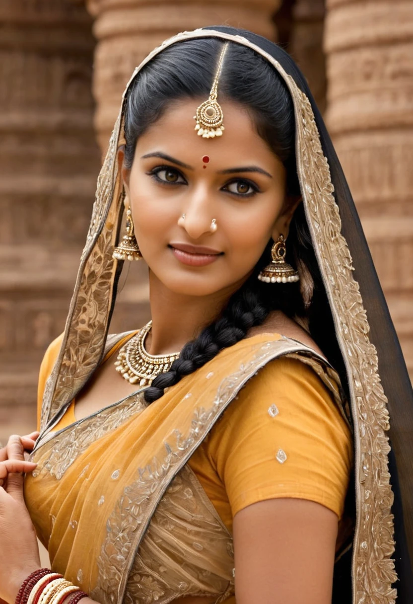 score_9, score_8_up, score_7_up, rating_save , Realistic Beautiful ancient Indian woman
