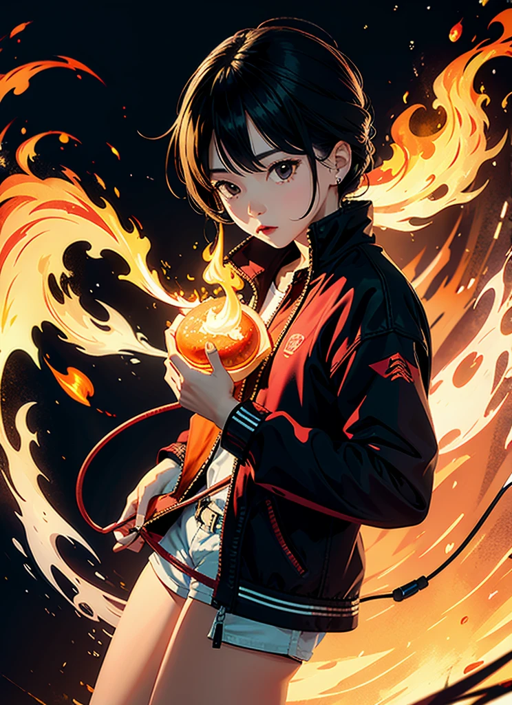 Yoyo Toy With fire