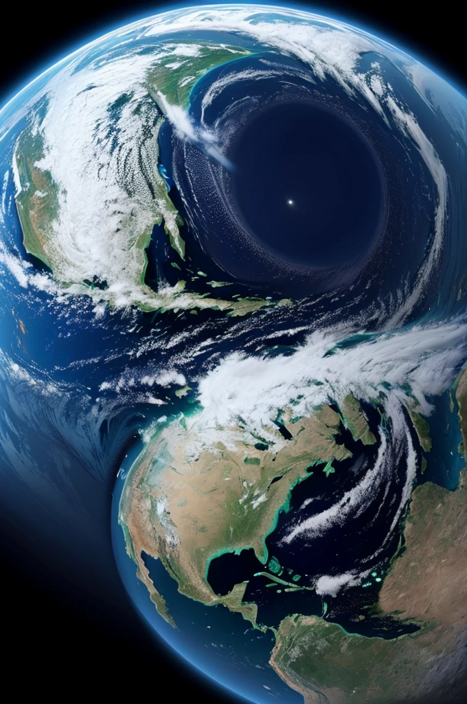 Create an image of Earth as seen by a space probe from billions of kilometers away. In the photo, the Earth should be portrayed as a pale blue dot, really small, in front of the vastness of space