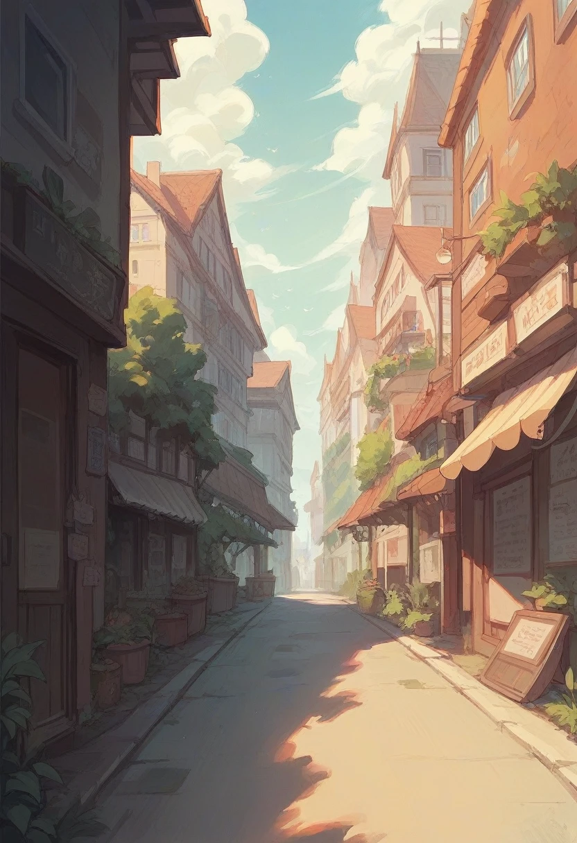 The 18 years old boy observing the city from the bridge anime style