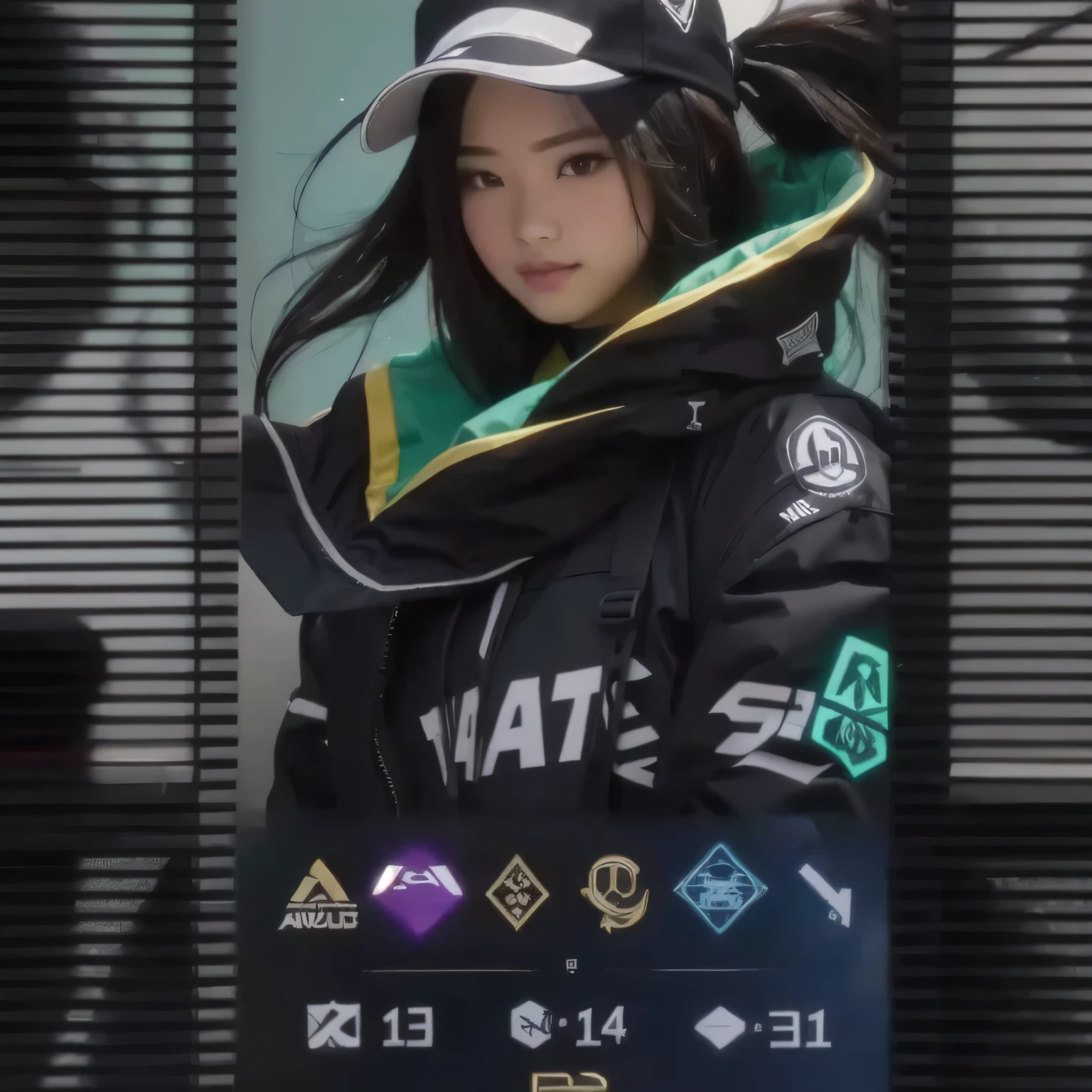 Hd,cute girl,realistic,kda,mvp