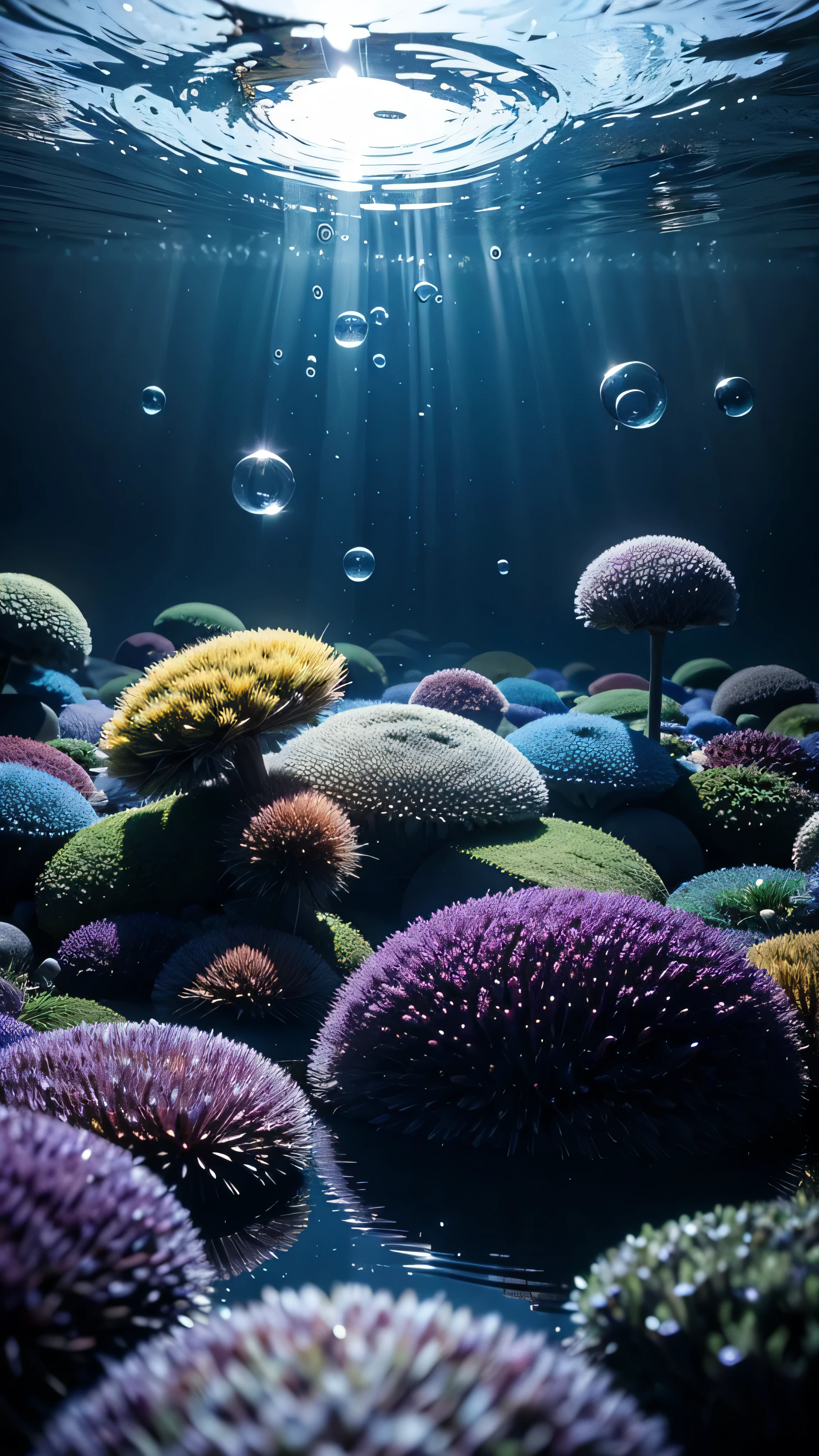 born, Highest quality, High resolution, masterpiece: 1.3), Bubbles floating on water, masterpiece, Soft and forgotten, Realistic, 1 scene, A closer look, Shining Surface, Translucent foam, Dynamic Movement, Enchanting, quiet, peaceful, calm, Gentle Dance, The joy of nature, calm down, appease, refresh, 3D Octane Rendering, Ray Tracing, Super Detail Viewer, close, Particle Effects, Volumetric lighting, Shadow play, Ambient Lighting.

Transparent bubbles floating on water, Their soft and forgotten shapes are captivating