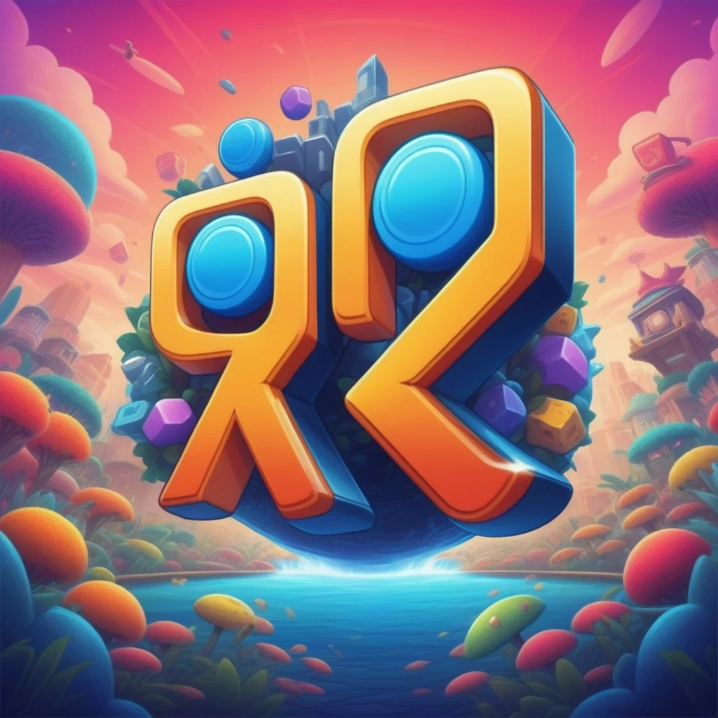 k typography , mobile game art, banner, detailed game art, stylized game art, game illustration, splash screen art, full card design, wallpaper!, extended art, adtime style art, saturated colorful