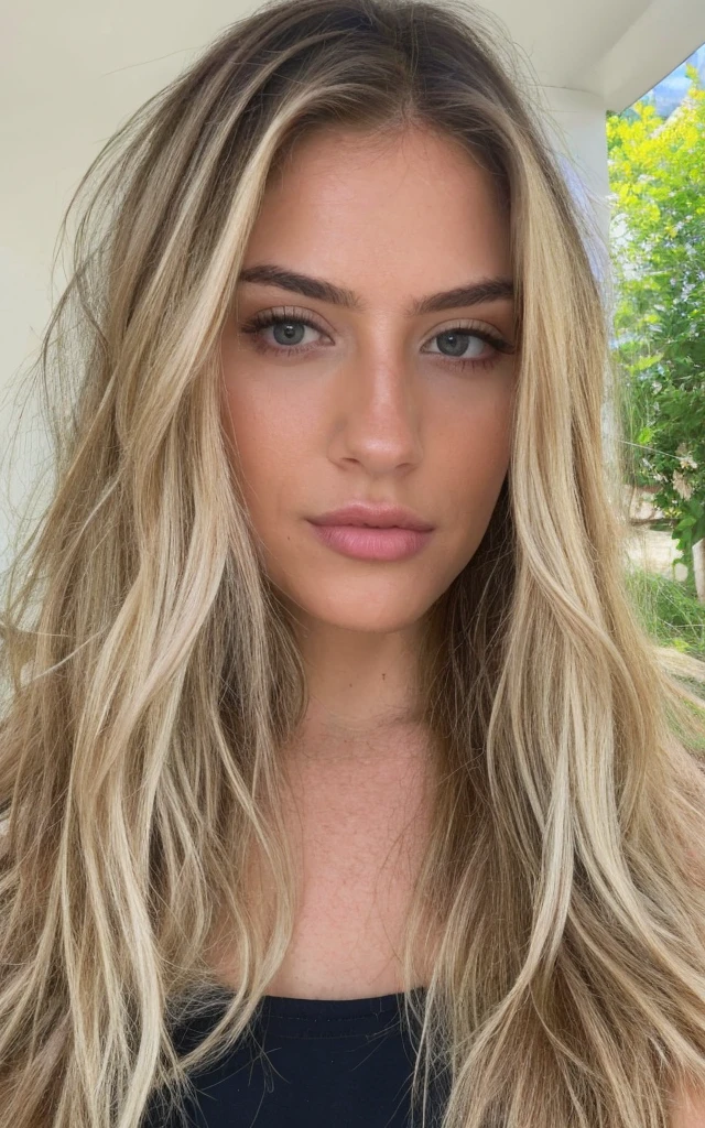 (((instagram-Foto))) Blonde natural wavy long hair influencer, (stark), who is considered a trendsetter in luxury and lifestyle and provides her followers with unique style advice, inspired by exclusive shopping tips and personal experiences, 8k, extremely detailed, Fotorealistisch, komplizierte Details, realistische Hauttextur, realistische Haare, Textur, 8k uhd, Best quality, high resolution, Detailgenauigkeit, big tits
