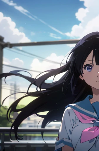 From below ,Under the skirt,,whole body,Beautiful feet,One girl,Are standing, (((Wind))),Outdoor,Looking into the distance,((( Wind lift))),White lace panties ,Beautiful thighs,Looking at the audience, Anime Coloring,(((Reina Kosaka, Kitauji High School , Seraphim, Blue sailor collar, Pink neckerchief))), Looking at the audience, Mouth closed, Blurred,(shape:0.8), (Fine and beautiful eyes:1.6), highly Detailed face, Perfect lighting, Extremely detailed CG, (Perfect hands, Perfect Anatomy),masterpiece,High resolution,Anime key visual,Fine and beautiful eyes,Highest quality,ユニティ 8K wallpaper,Ultra-dense skin,White skin,Highest quality, wallpaper,8K,Kyoto Animation,Highly detailed eyes,Growing Eyes,Detailed face,Hair with attention to detail,Highest quality,Music with instruments,trumpet,