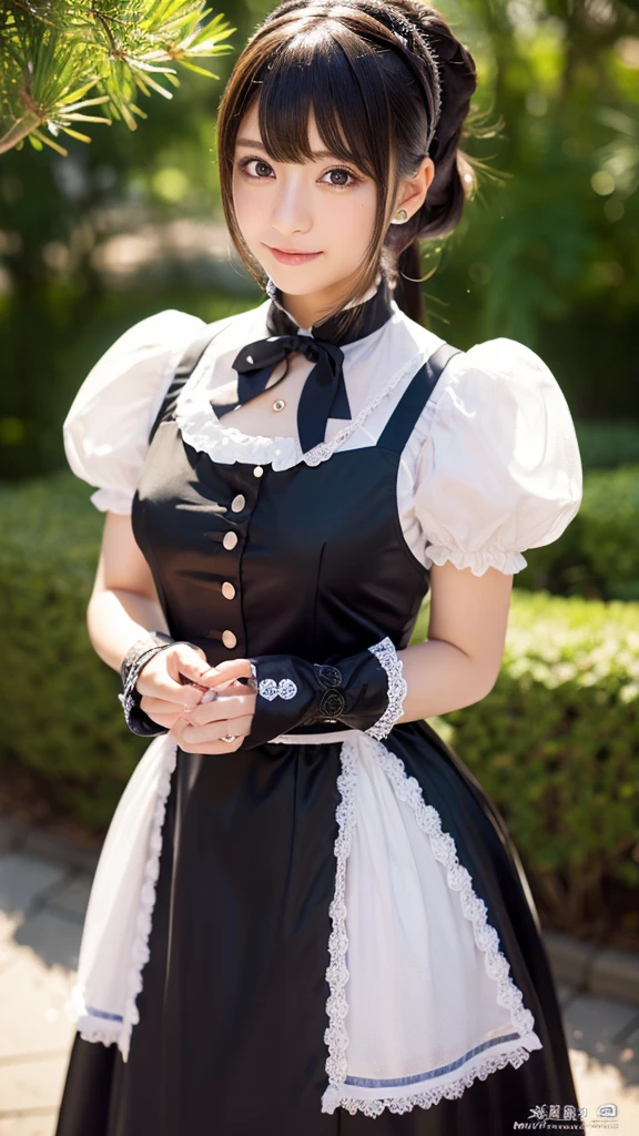 arafed asian woman in a maid outfit posing for a picture, japanese maid cafe, gorgeous maid, maid clothes, wearing a maid outfit, anime girls in maid costumes, catboy cosplay! maid! dress, maid, maid dress, shikamimi, narumi kakinouchi, , sakimichan、(Photoreal:1.4)、、 (intricate details:1.2), (clear pictures)、RAW photo, (highest quality, masterpiece:1.2),(intricate details:1.4),(octane rendering, Super detailed complex 3D rendering, soft light in the studio, rim light, vivid details, Super detailed, realistic skin texture, details face, beautiful detailed eyes, Highly detailed CG Unity 16k wallpaper, compensate, (detailed background:1.2), shiny skin、