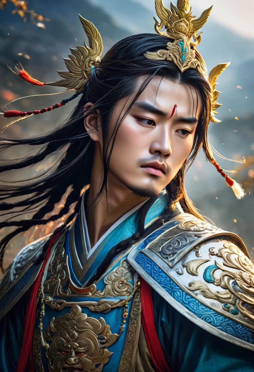 King Lanling warrior beautiful Are depressed