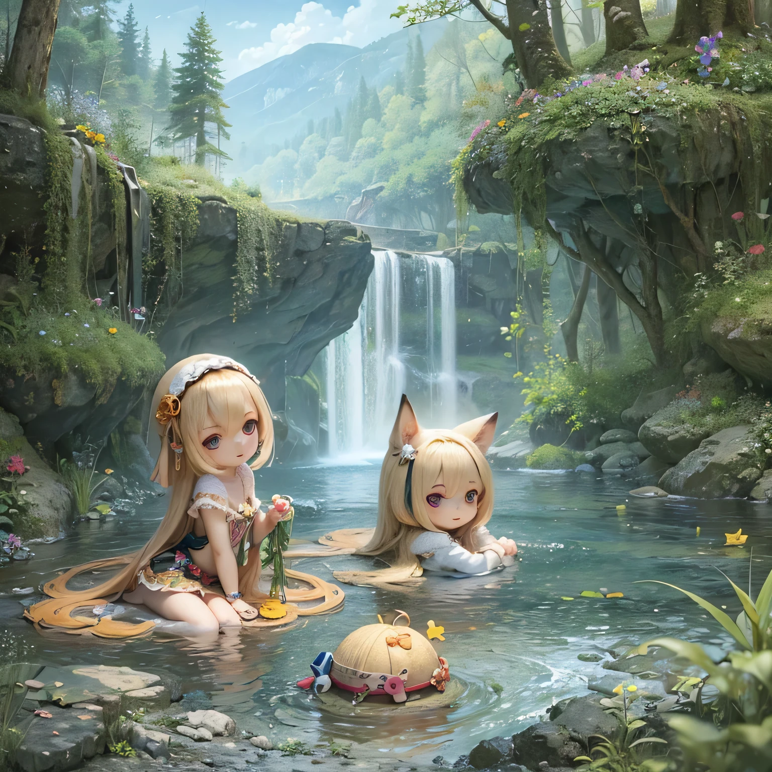 Armin Girls Chibi Naked Hot Springs Inn