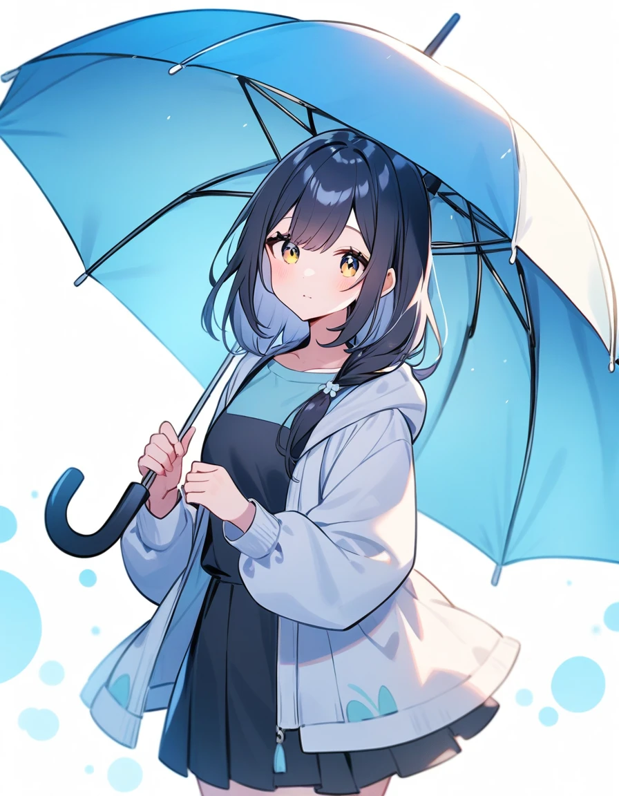 Girl holding an umbrella