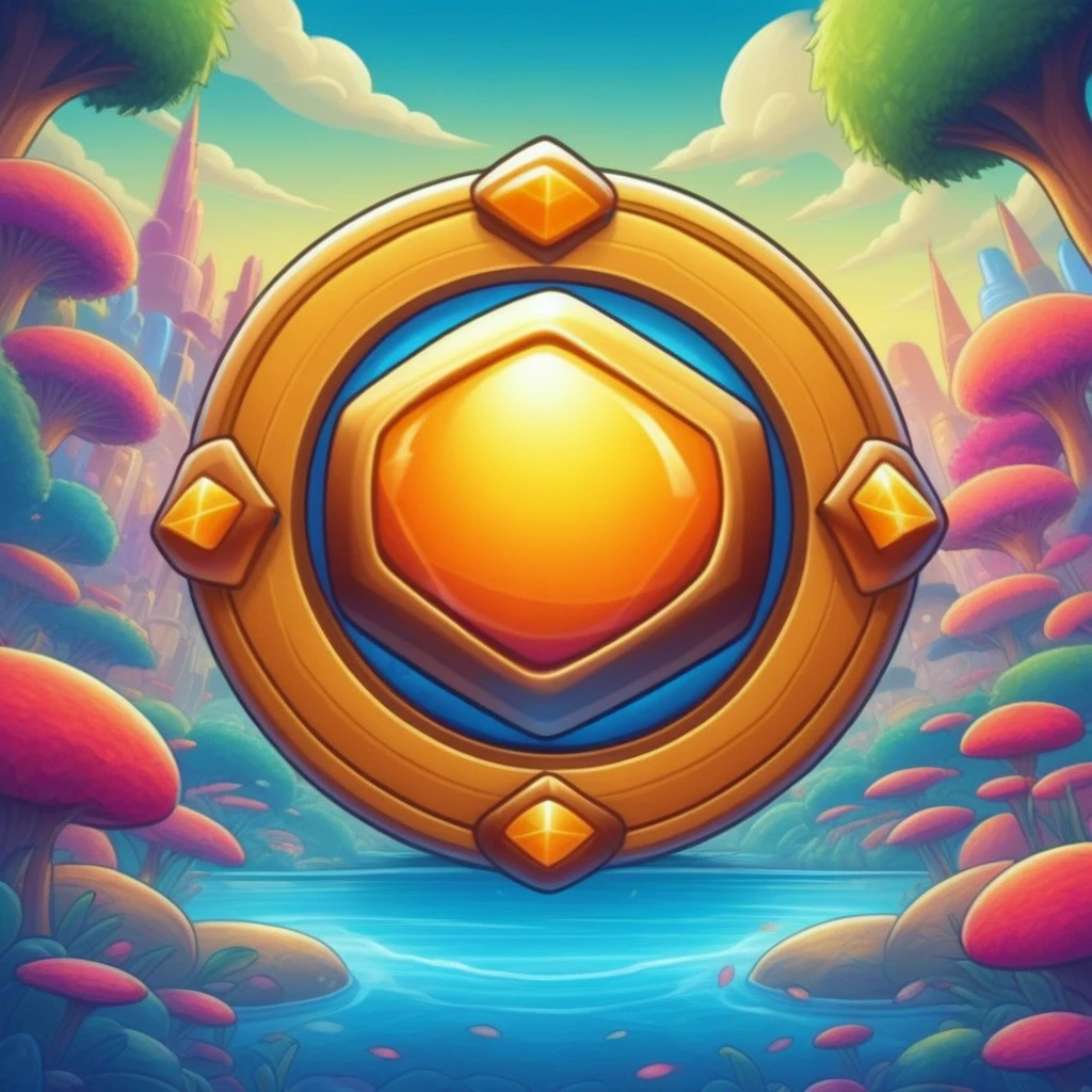 spyglass item , mobile game art, banner, detailed game art, stylized game art, game illustration, splash screen art, full card design, wallpaper!, extended art, adtime style art, saturated colorful, game item