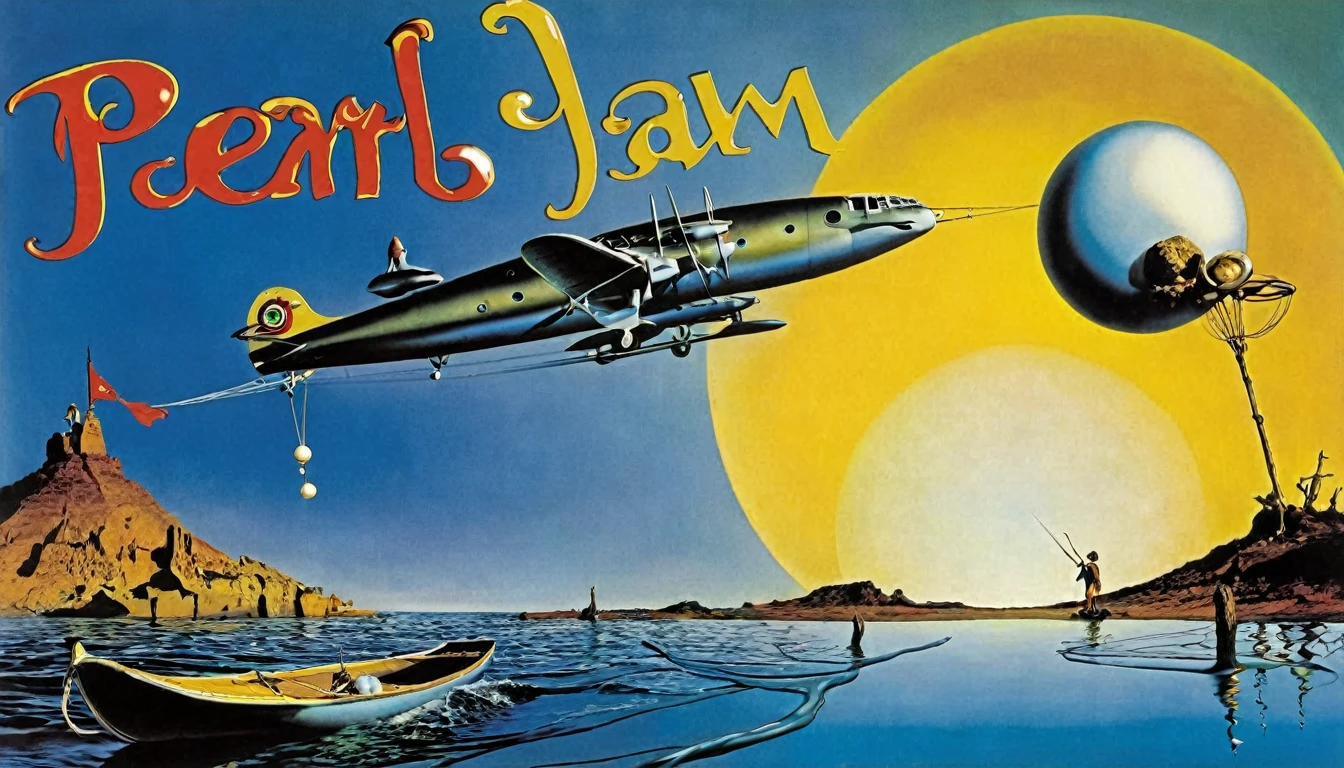 Cover of Pearl Jam "Ten" album, by Salvador Dali