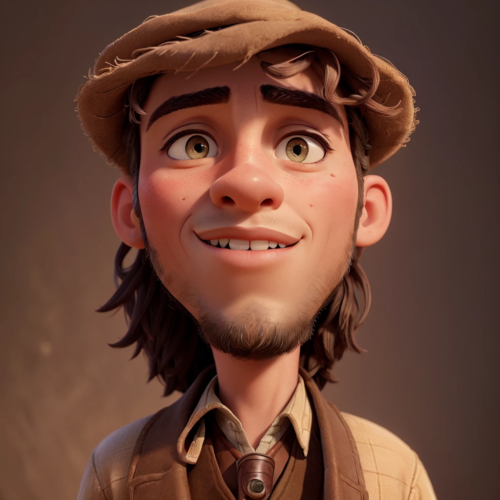 a man's portrait in 1870s style, beautiful detailed eyes, beautiful detailed lips, extremely detailed face, realistic, photorealistic, photo-realistic:1.37, masterpiece:1.2, ultra-detailed, sharp focus, vivid colors, dramatic lighting, chiaroscuro, cinematic, oil painting, fine details