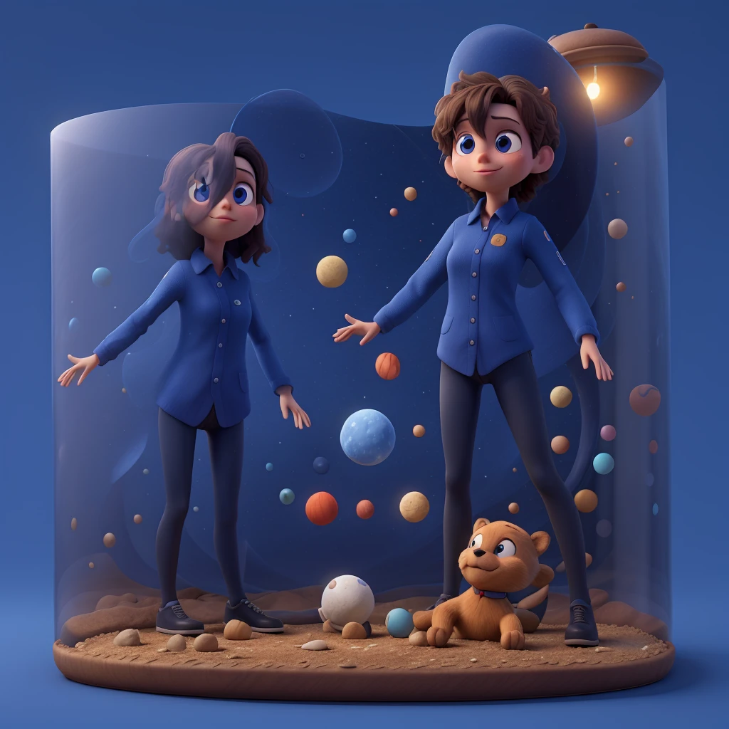 Muse written in a 3d space within a blue background