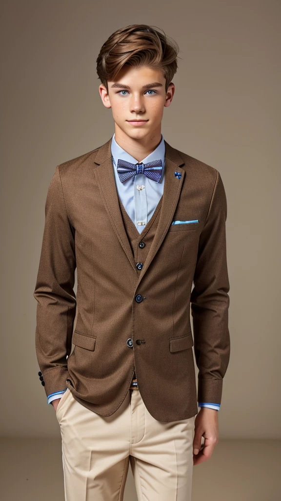 19 year old male wearing bow tie and lomg sleveed button up
4K HIGH REZ
Physical Description: Brown colored hair and skinny build. 5"5 and 150 LB. Blue eyes.
.