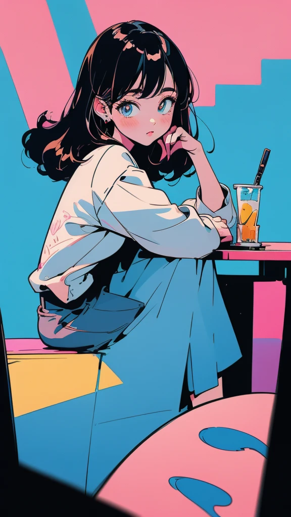 
cartoon girl sitting at a desk with a laptop computer, cartoon style illustration, digital anime illustration, in the art style of bowater, in style of digital illustration, illustration style, beautiful illustration, cute detailed digital art, beautiful digital illustration, stunning art style, trending on artstration, proffesional illustration, cute digital art, procreate illustration, beautiful drawing style