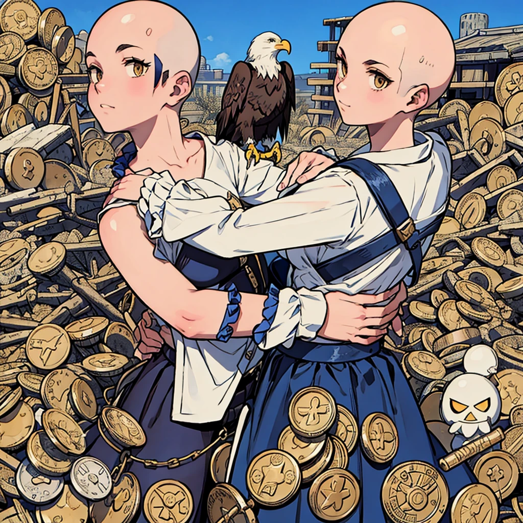 Bald eagle, meme coin, bad ass