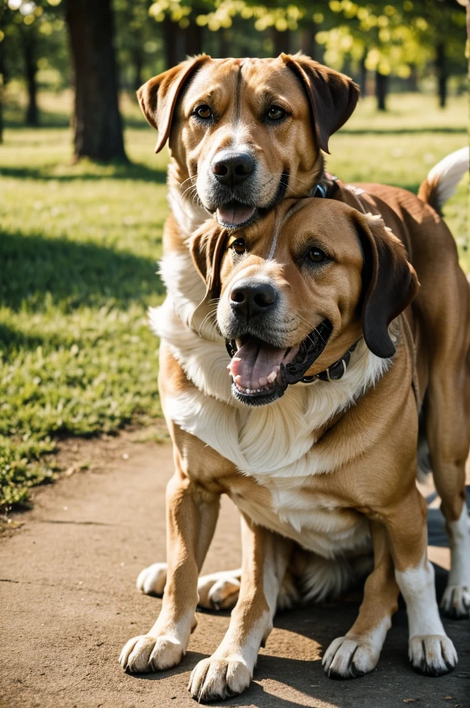 Max a dog who is happy with his family