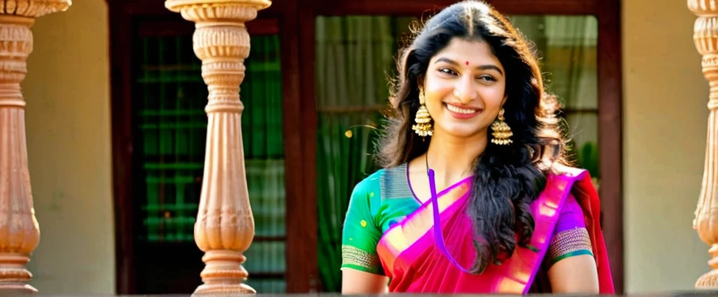 21 years old sai pallavi ,full body wearing saree