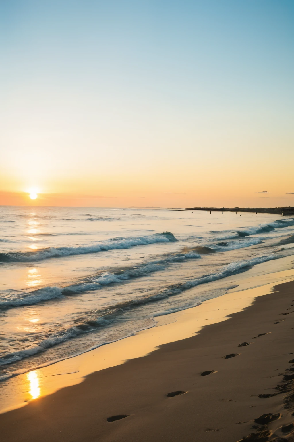 Sunset at the beach