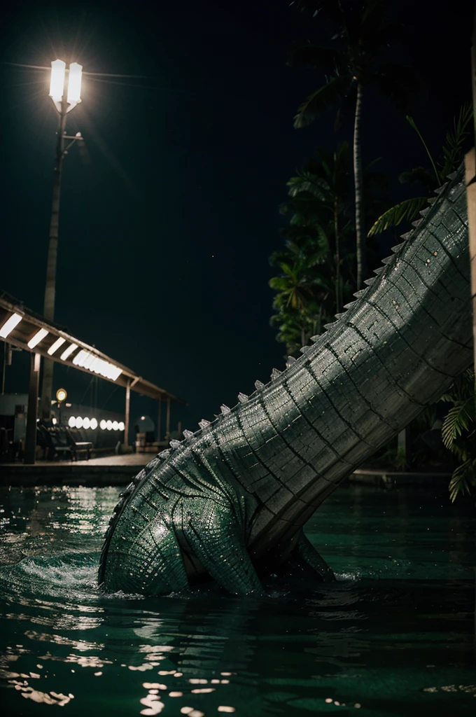 Animasi buaya aesthetic