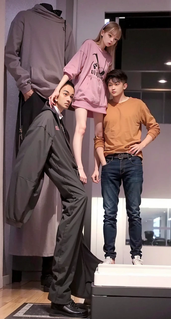 , two japanese naked GAY boys whole body tears NIGHT tunnel RUNING, shaved head, STANDING