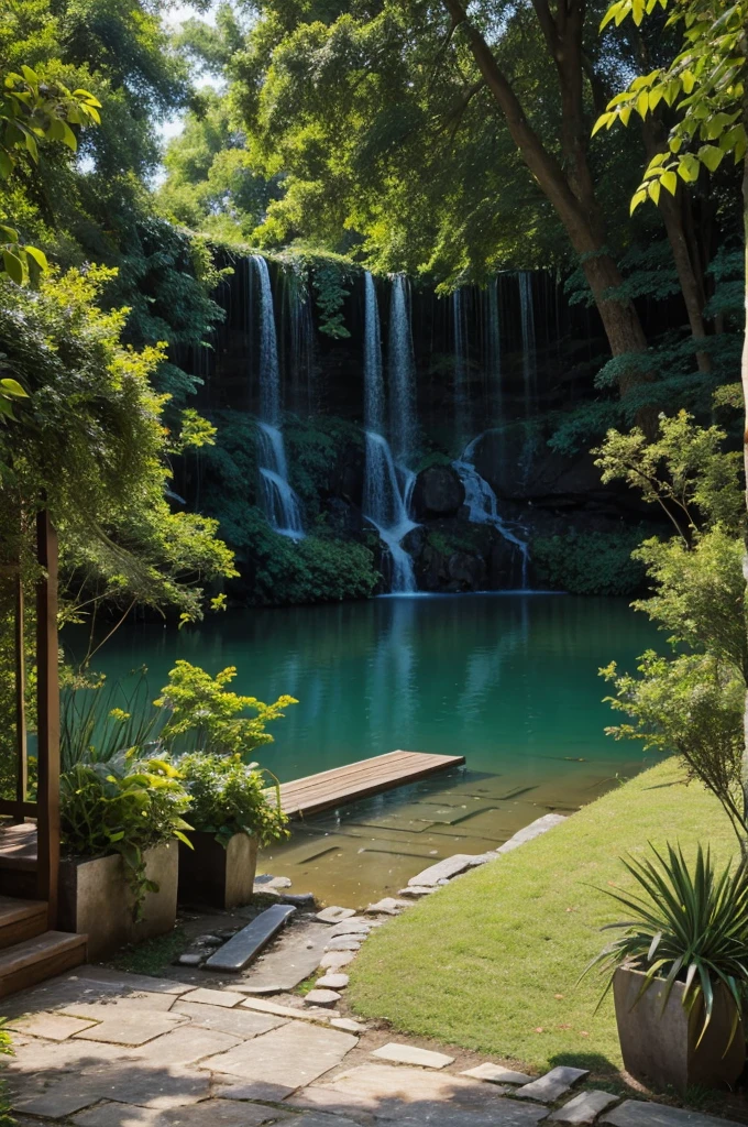 A place with peace in realistic