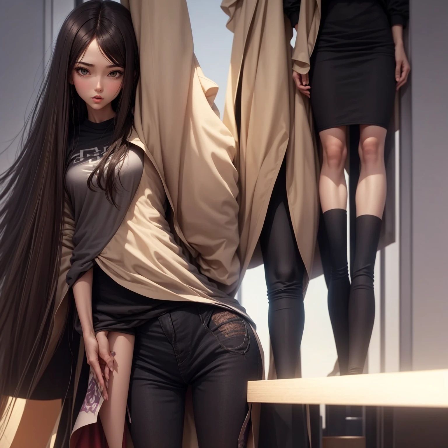 Tall girl 200 cm with short boyfriend 