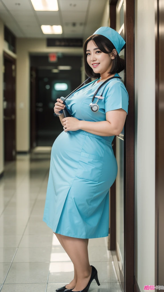 Beautiful police officer　pregnancy
