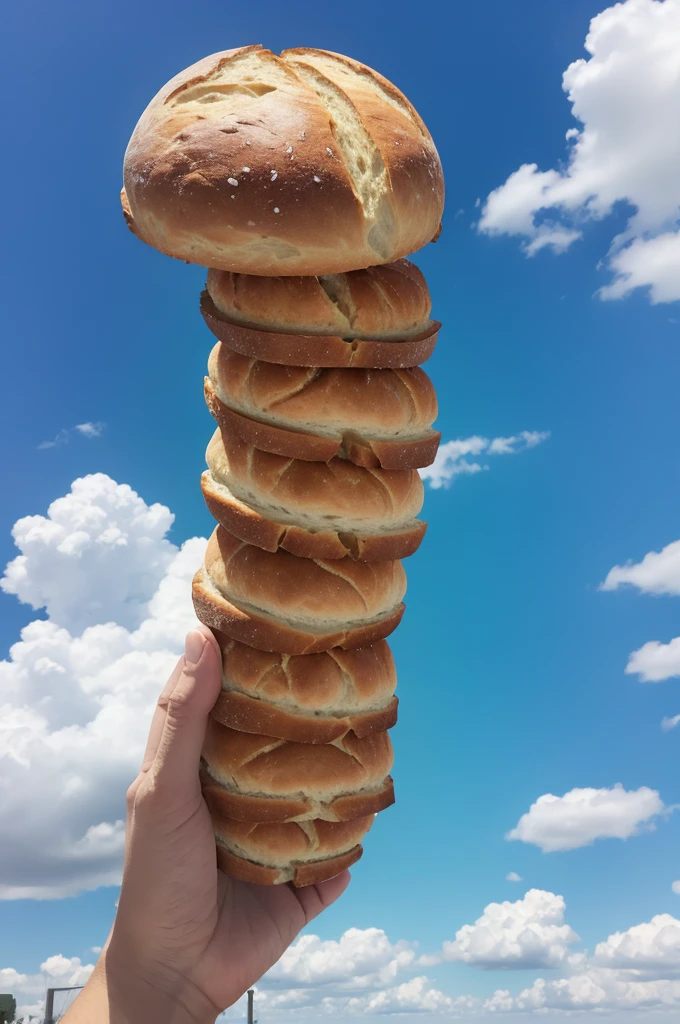bread in the blue sky