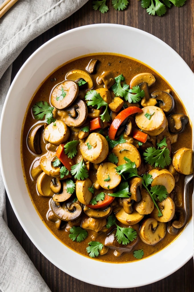 Mushroom curry