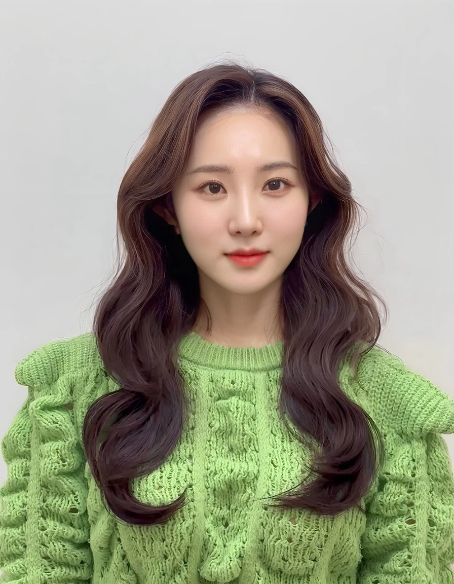 Best Quality, 8k, Masterpiece, (Portrait: 1.3), (photo realistic:1.4), (hyper realistic:1.4), Sharp Focus, looking at viewer, (smoother lighting:1.1), (increase cinematic lighting quality:0.9), realistic lighting, backlighting, light on face, ray trace, (brightening light:1.2), (Increase quality:1.4), sharp detail, (best quality real texture skin:1.4), finely detailed eyes, black_eyes, finely detailed face, 25 year old Korean woman