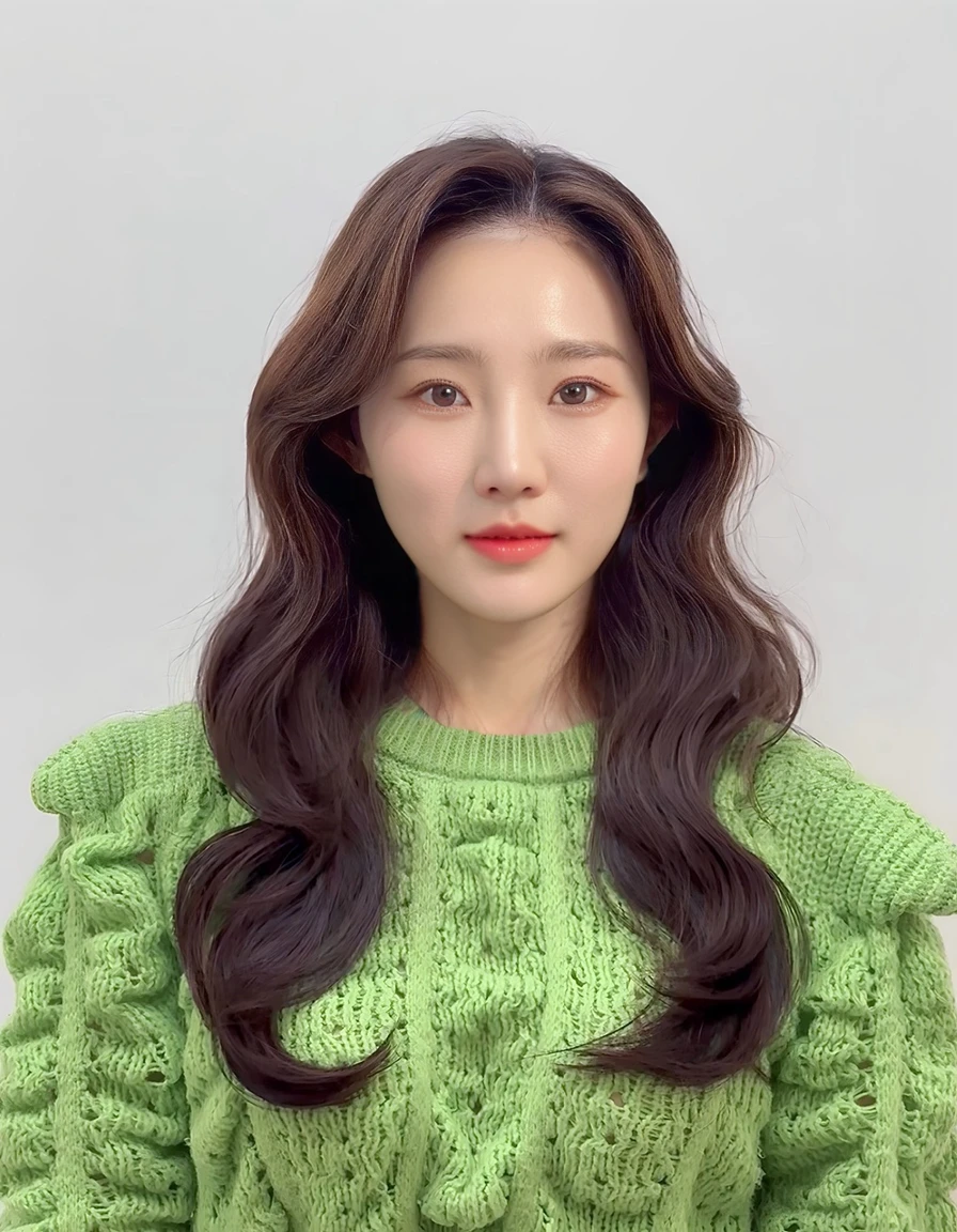 Best Quality, 8k, Masterpiece, (Portrait: 1.3), (photo realistic:1.4), (hyper realistic:1.4), Sharp Focus, looking at viewer, (smoother lighting:1.1), (increase cinematic lighting quality:0.9), realistic lighting, backlighting, light on face, ray trace, (brightening light:1.2), (Increase quality:1.4), sharp detail, (best quality real texture skin:1.4), finely detailed eyes, black_eyes, finely detailed face, 25 year old Korean woman