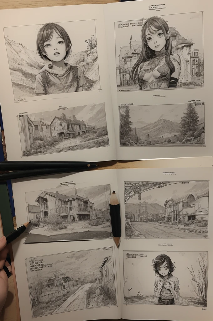 reminiscence comic drawing