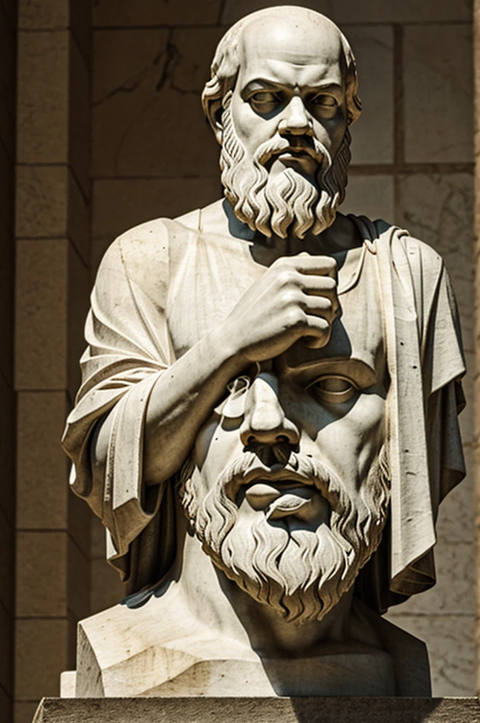 Socrates philosophizing