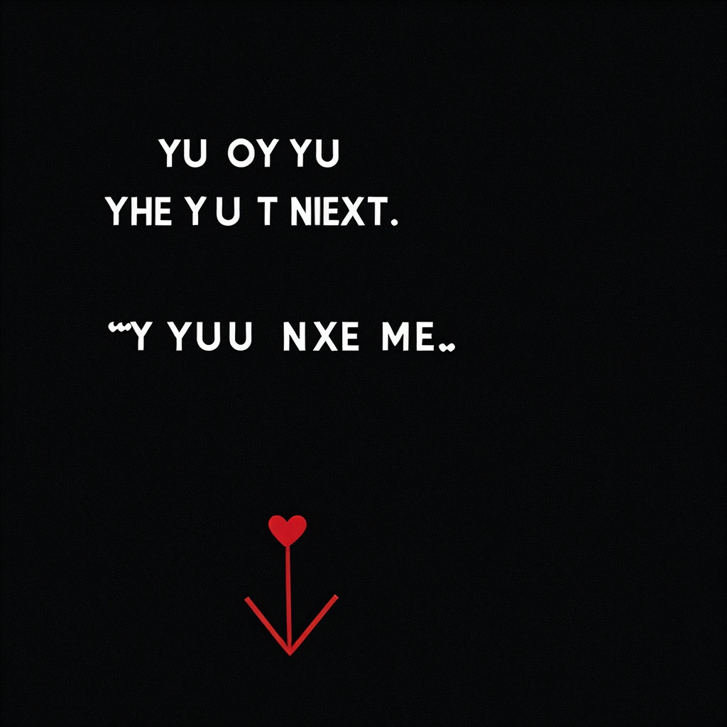 Black background with a hidden heart and the image contains the phrase “If You Were Next to Me”