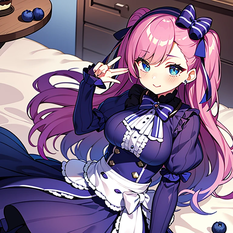 Blueberry macarons Girl