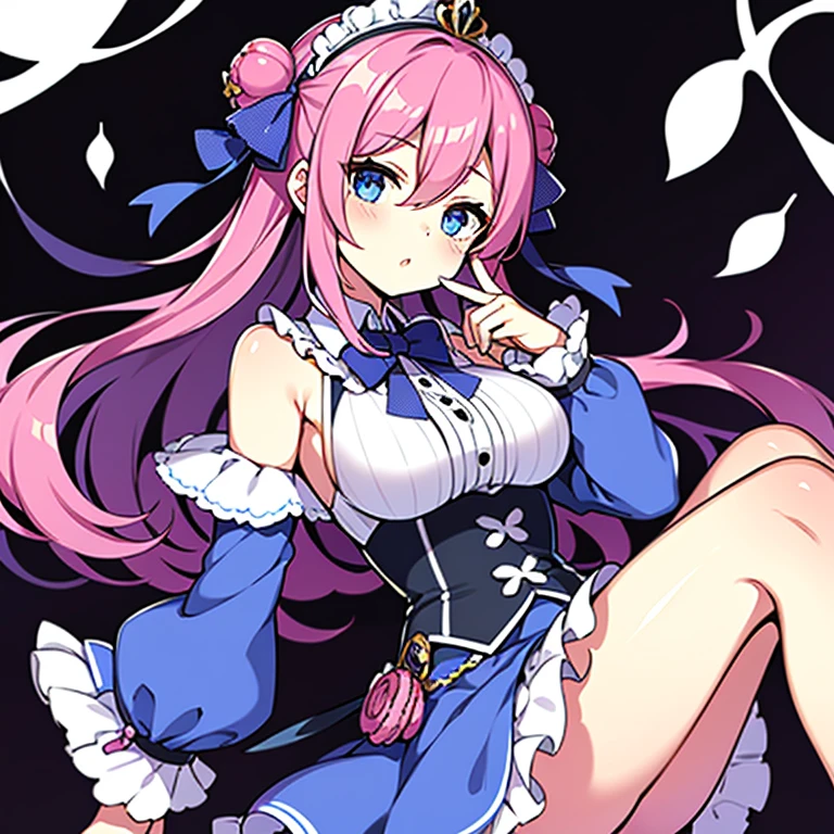 Blueberry macarons Girl