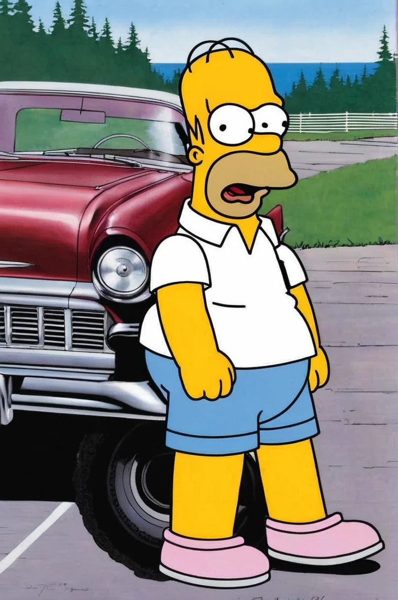 homer simpson realistique