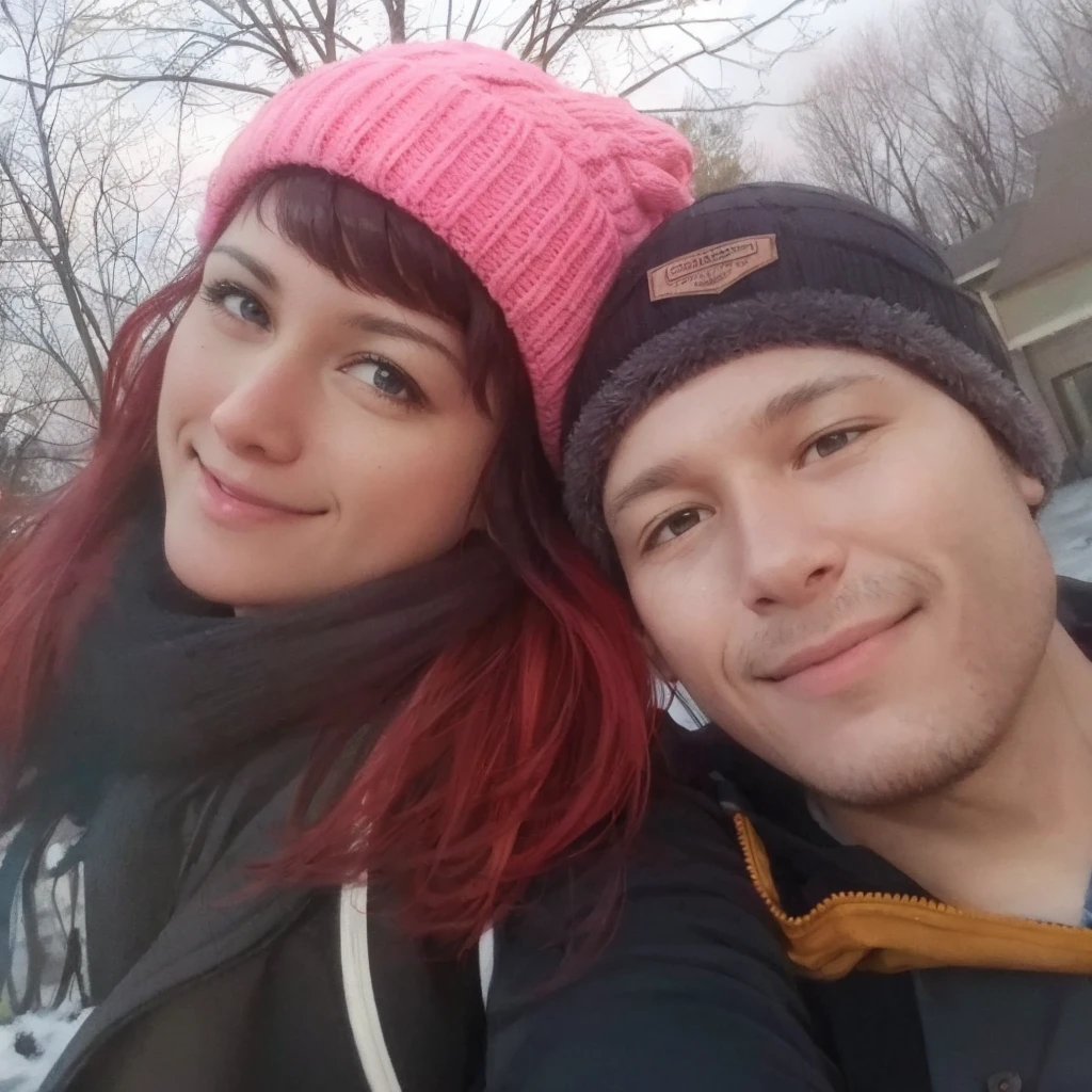 Both smile