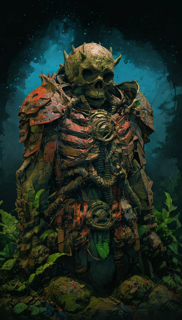 close:1.3, (masterpiece:1.5),(Highest quality:1.6), (ultra High resolution:1.4), A strong and sturdy ogre, Dynamic pose, Shoulder pads and leather bones included, Large, sharp fangs, Leather belt with skull , Loincloth, Detailed illustrations, Complex, Idyllic, Magic elves in the forest:1.5, landscape, Vibrant colors, sunrise, rayos de sol pasando a través de los wood, woodから落ちる葉, Dew on leaves and plants, cloud, (( Magic, beautiful, From another world, wood:1.4 )), (( Highest quality, Vibrant, 32k, Clear and distinct shadows)).(Highest quality,4K,8K,High resolution,masterpiece:1.2),Super detailed,(Realist,photoRealist,photo-Realist:1.37),Highly detailed face,Highly detailed faceの特徴,hyper Realist skin texture,Very fine detail,Complex詳細,Fine grain,Detailed nose,Detailed lips,Detailed facial expression,Complex顔の解剖学,Strong lighting,Dramatic lighting,Changing the lighting,Cinema Lighting,Chiaroscuro lighting,Dramatic Shadows,dramatic moment,Vibrant colors,Intense colors,Deep contrast,Cinematic Depth of Field,Structure of the film,Cinematic camera angles