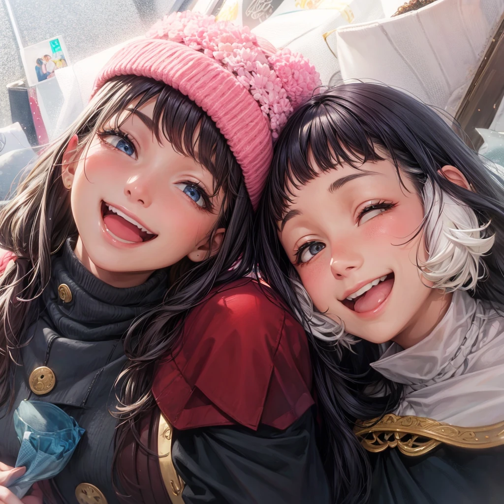 Both smile
