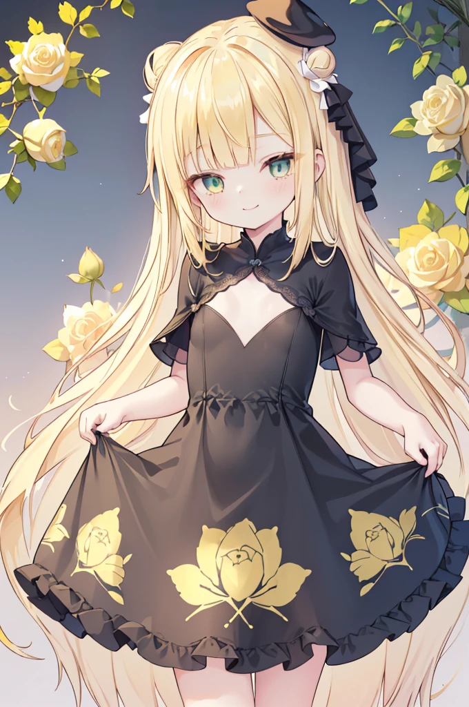 Open the dress ((Toddler girl)) (())((naked)) Long blonde hair nsfw whole body Yellow rose garden smile Lift up the dress I can see your crotch Transparent Black Lady Black Hat I can see your chest A thin, sheer lace dress((Hair Bun))(Very long hair))((Blunt bangs))((Bitch))((tsurime))((Big eyes))((Skinny body))((expensive))(Pale skin))((Yellow botanical print))