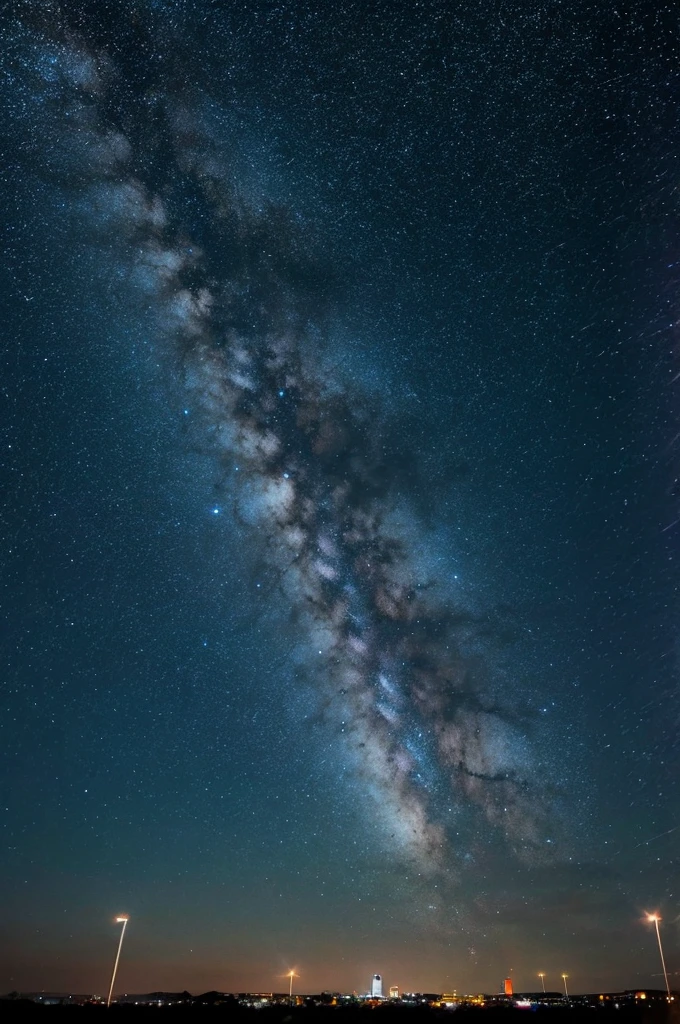 An empty, starry sky