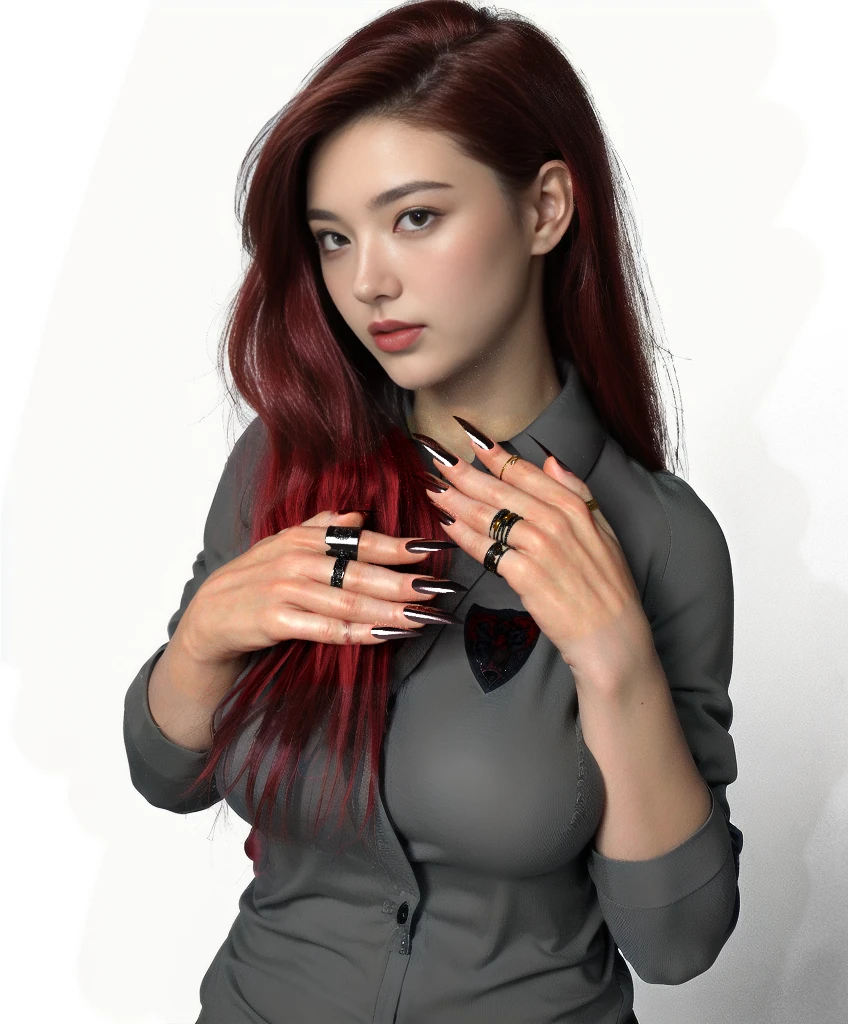 ((((highest quality))))、(((Ultra-precision CG16K wallpaper)))、(((masterpiece)))、(((Super detailed)))、(((super extreme details)))、1people's women、mature woman、25 year old woman、((Japanese face))、((very beautiful face))、((Masami Nagasawa:1.5))、((Soft wave semi-long hair:1.3))、(shiny hair)、bangs up to eyebrows、beautiful brown hair、beautiful delicate eyes、brown eyes、raised eyebrows、high nose、small nostrils、small mouth、seductive lipouth slightly open、beautiful breasts、C cup size breasts、cleavage、plump body、perfect proportions、perfect anatomy、perfect composition、beautiful detailed shading、beautiful natural lighting、beautiful detail glow、Depth of bounds written、(((High chroma)))、(((real:1.9)))、((vivid:1.4))、((beautiful skin))、((skin texture))、((Realistic skin feel))、(((cowboy shot:1.5)))、((Angle seen from the front:1.5))、((smile:1.4))、(Eyes looking at me:1.3)、bright sunshine、(((Garden:1.3)))、(standing pose:1.5)、(((Navy blue cropped sailor uniform、wearing micro shorts:1.5)))、
