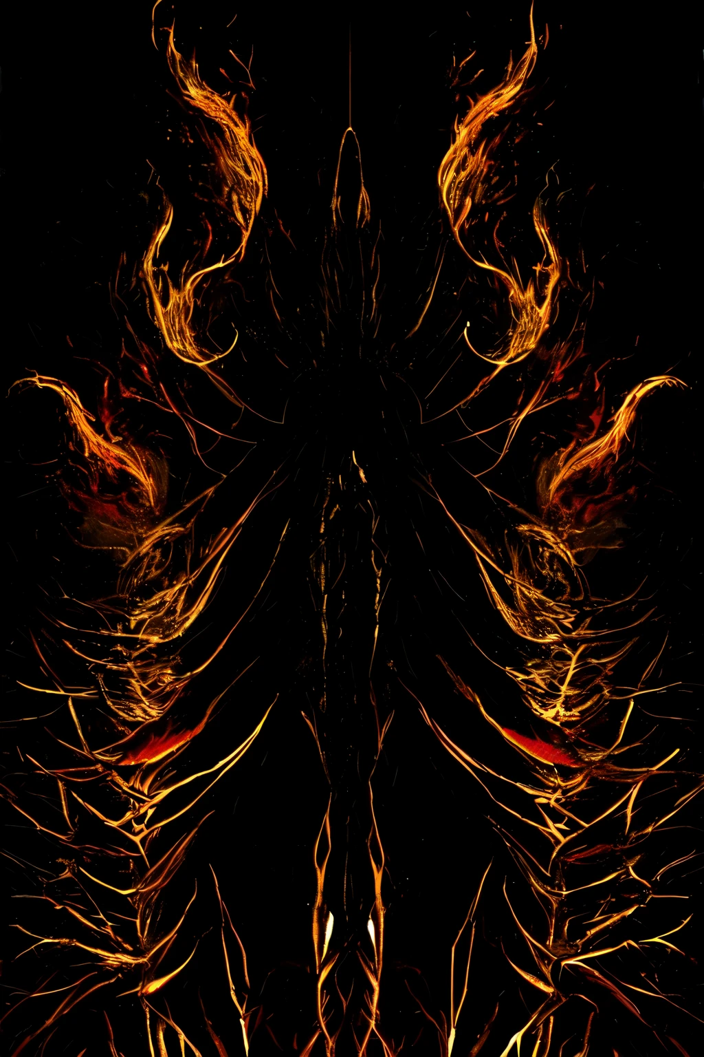 ((Best quality)), ((masterpiece)), (detailed), RED BLACK,Without character,without faces,FIRE PATTERNS,dark,Background only.